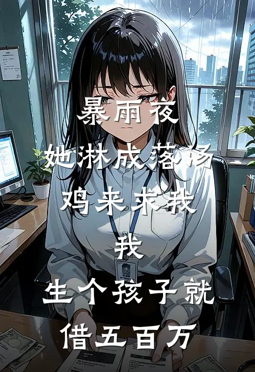 暴雨夜，她淋成落汤鸡来求我，我：生个孩子就借五百万
