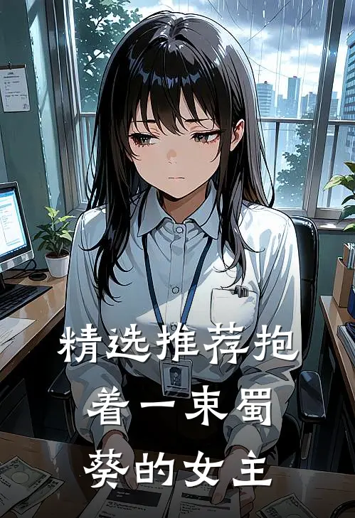 精选推荐抱着一束蜀葵的女主