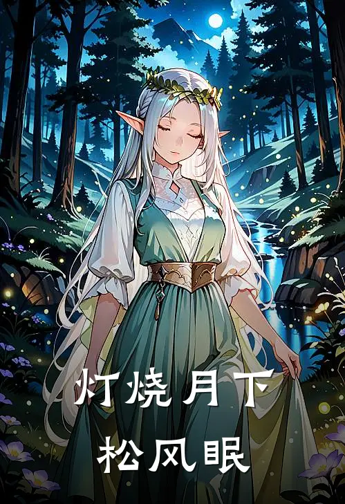 灯烧月下松风眠