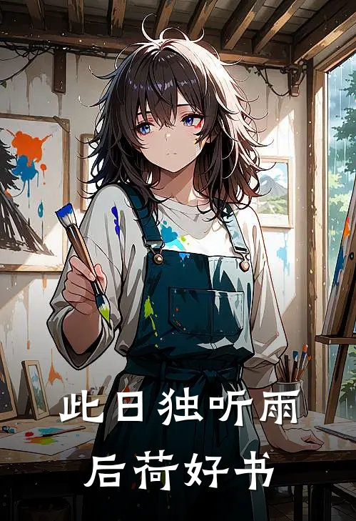 此日独听雨后荷好书