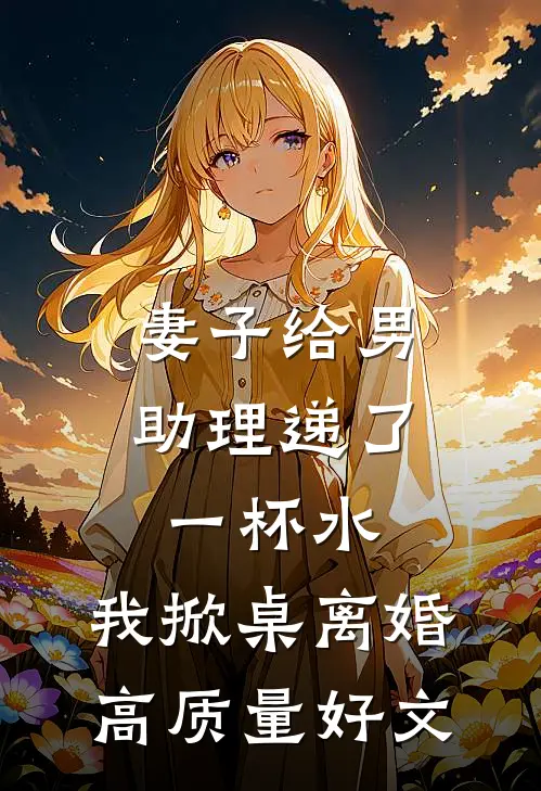 妻子给男助理递了一杯水，我掀桌离婚高质量好文