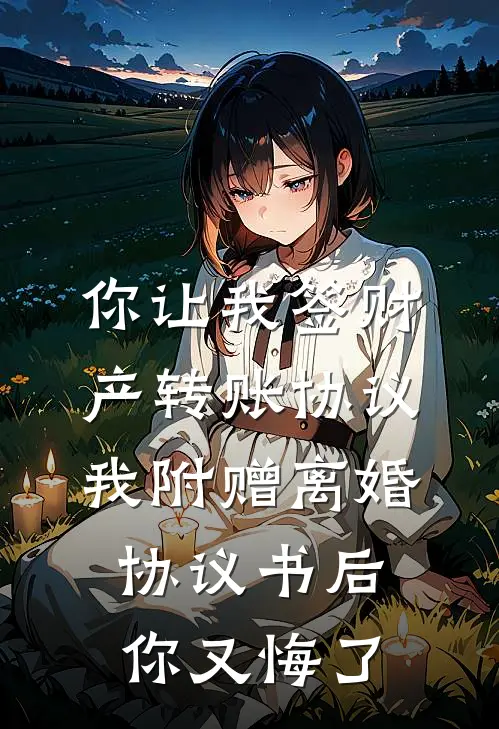 你让我签财产转账协议，我附赠离婚协议书后你又悔了