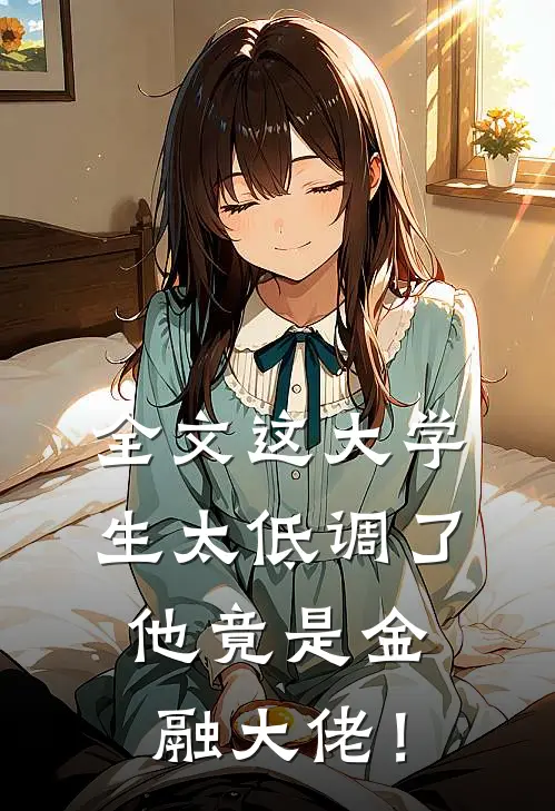 全文这大学生太低调了，他竟是金融大佬！